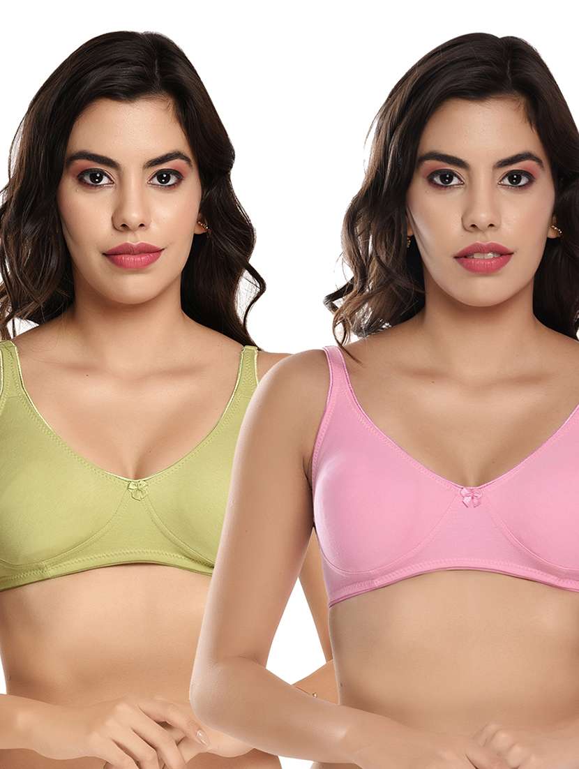 pack of 2 solid bras
