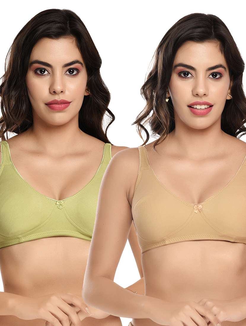 pack of 2 solid bras
