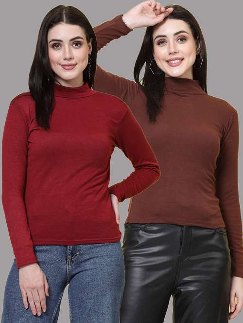 pack of 2 solid multi colored top - 20728955 - Standard Image - 0
