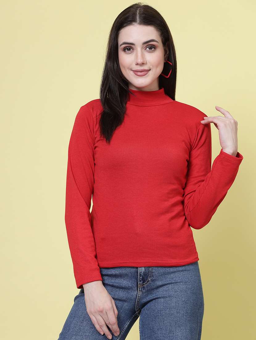 pack of 2 solid multi coloured regular top - 20728958 -  Standard Image - 3