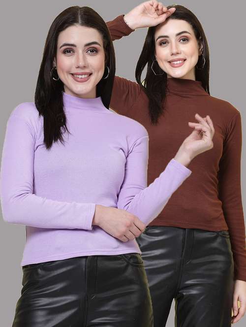 pack of 2 solid multi colored top - 20728962 -  Standard Image - 0