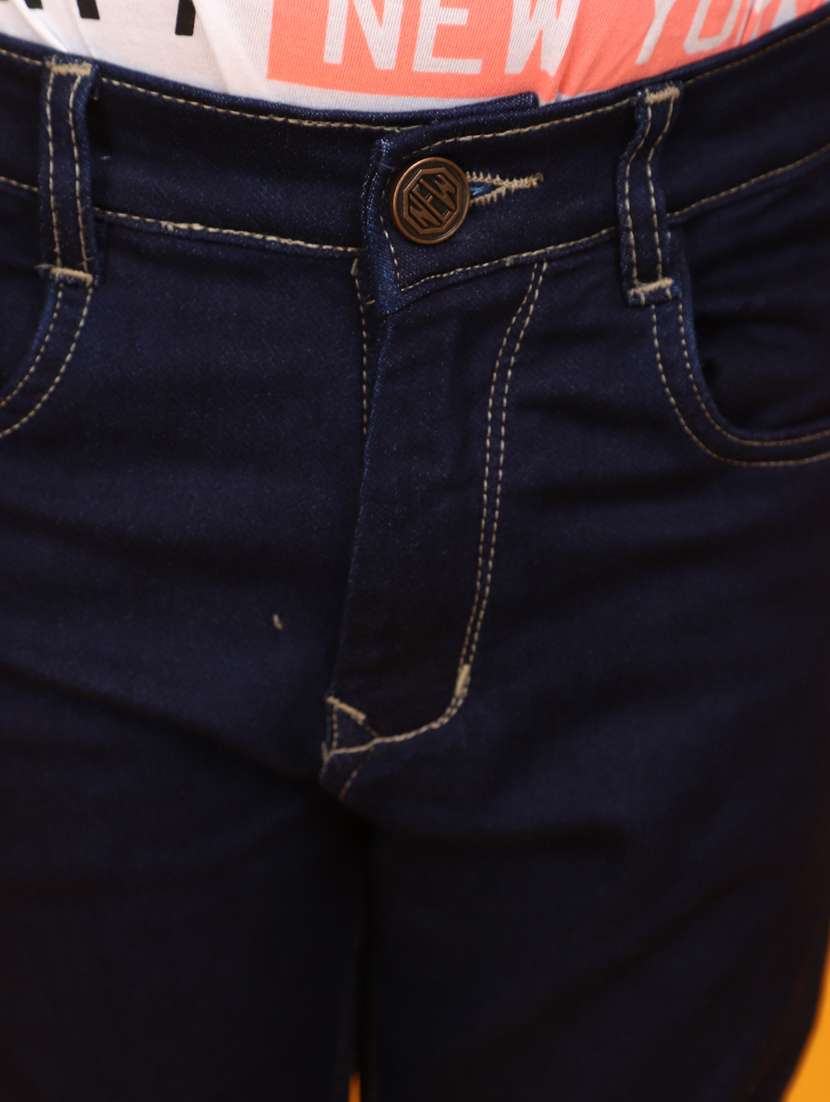 kids blue denim plain jeans - 20729072 -  Standard Image - 5
