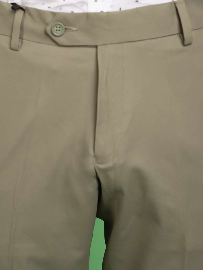 men mid rise solid flat front formal trouser - 20729091 -  Standard Image - 3