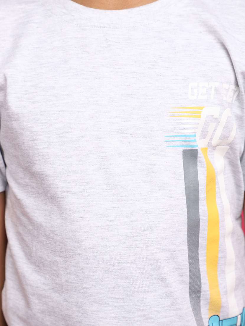 boys grey graphic regular t-shirt - 20729112 -  Standard Image - 5