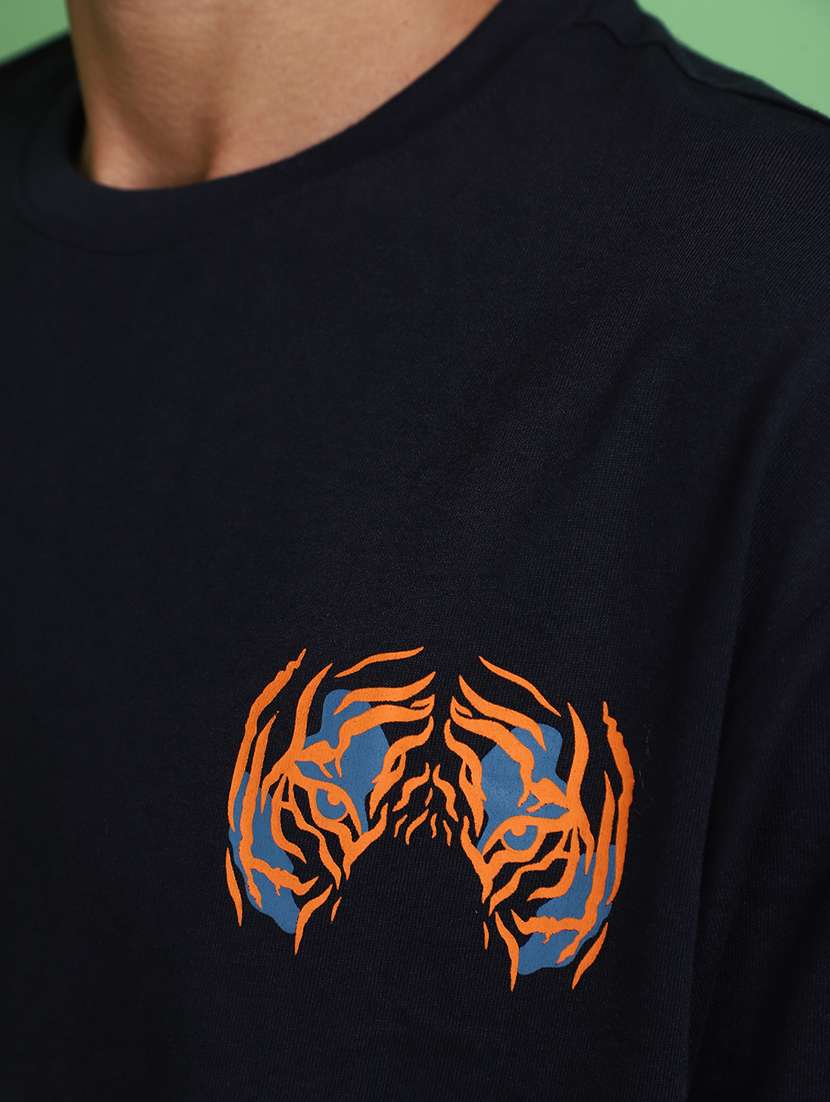 men back print short sleeve t-shirt - 20729173 -  Standard Image - 3