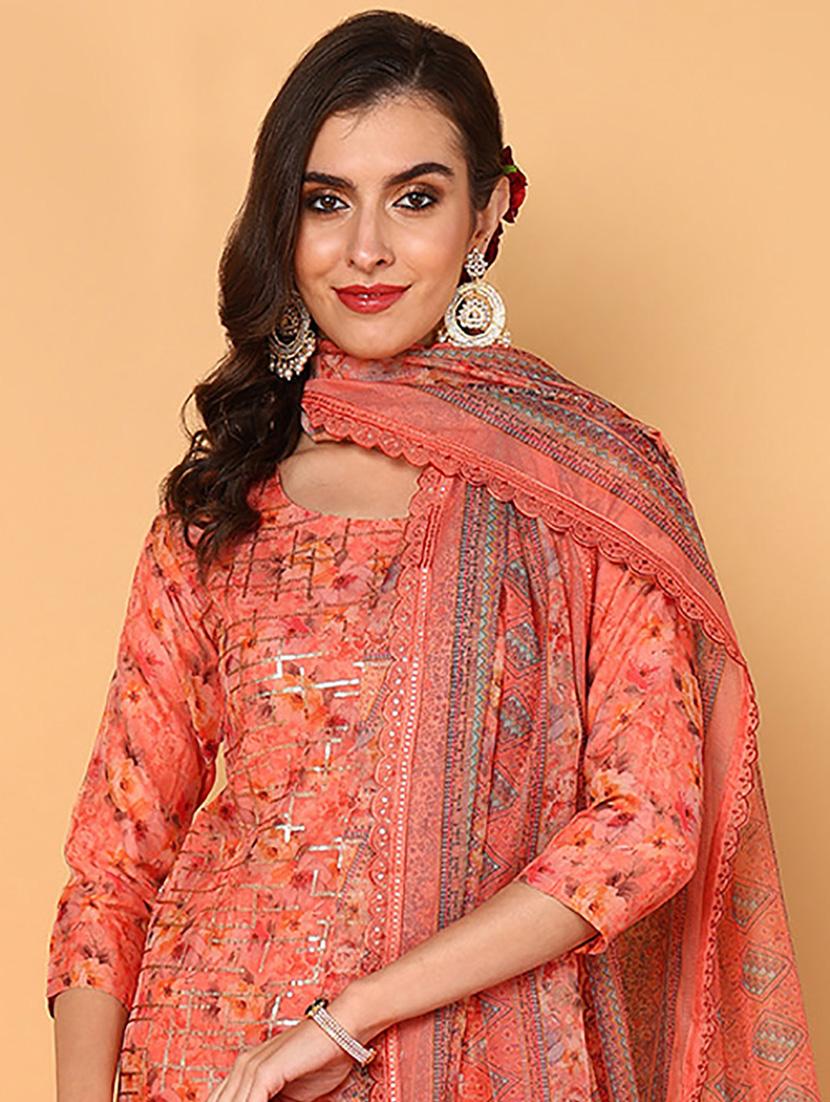 women floral printed kurta pant set with dupatta - 20729391 - Standard Image - 3