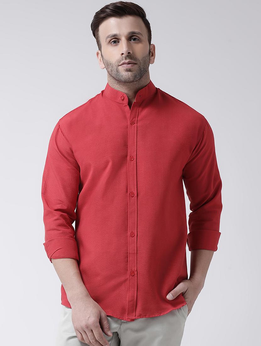 men solid cotton casual shirt - 20730397 - Zoom Image - 0
