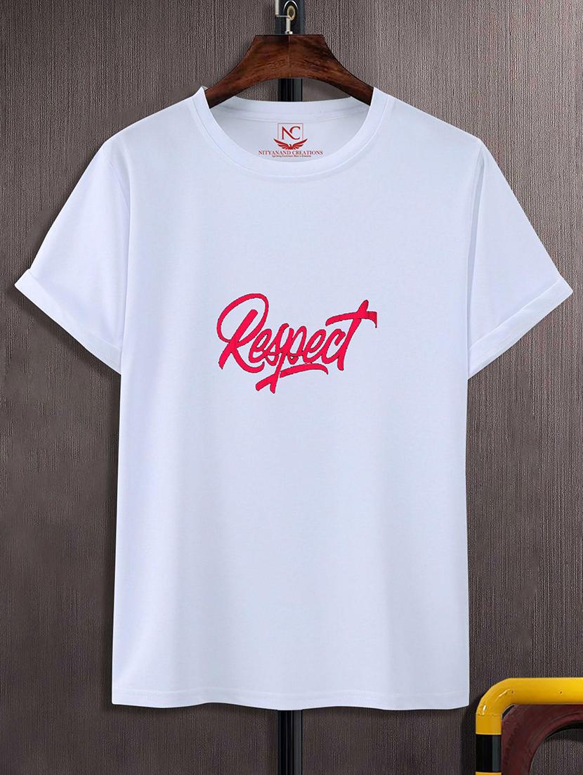 white polyester regular t-shirt - 20731499 - Zoom Image - 0
