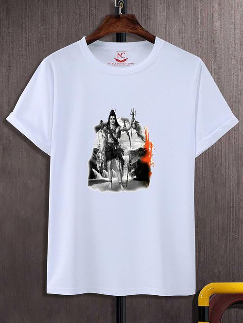 white polyester regular t-shirt - 20731931 -  Standard Image - 0