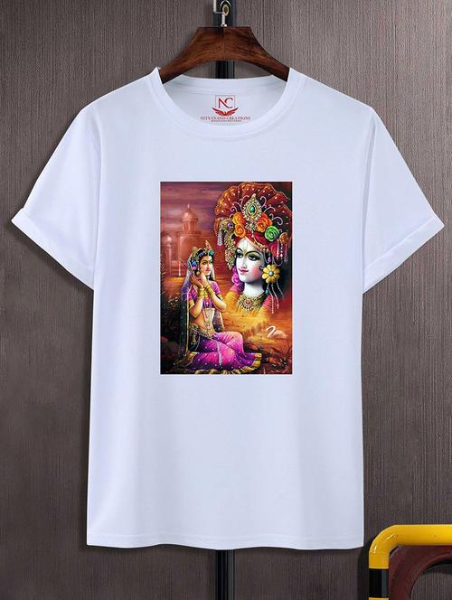 white polyester regular t-shirt - 20732038 - Standard Image - 0