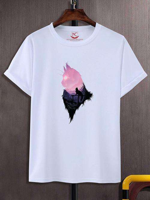 unisex graphic printed regular t-shirt - 20732220 -  Standard Image - 0