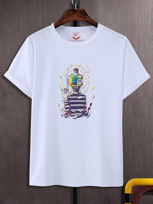unisex graphic printed regular t-shirt - 20732478 - Standard Image - 0