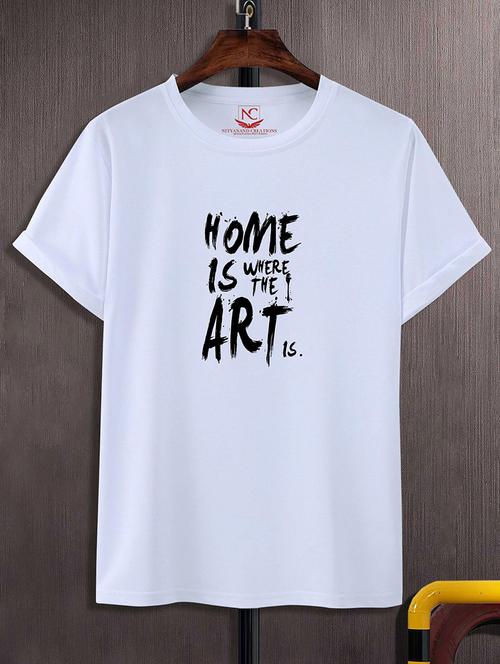 white polyester regular t-shirt - 20732489 -  Standard Image - 0