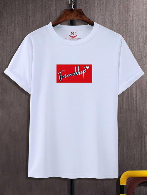 unisex typographic printed t-shirt - 20732505 -  Standard Image - 0