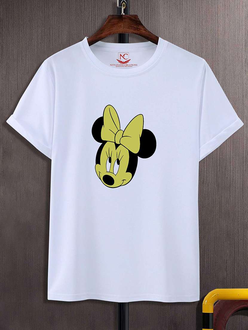 white polyester regular t-shirt