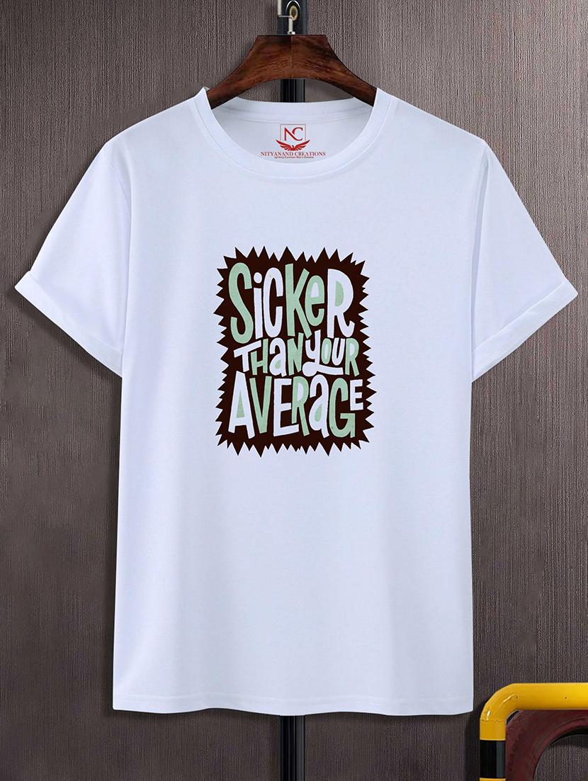 unisex typographic printed t-shirt - 20732848 - Zoom Image - 0