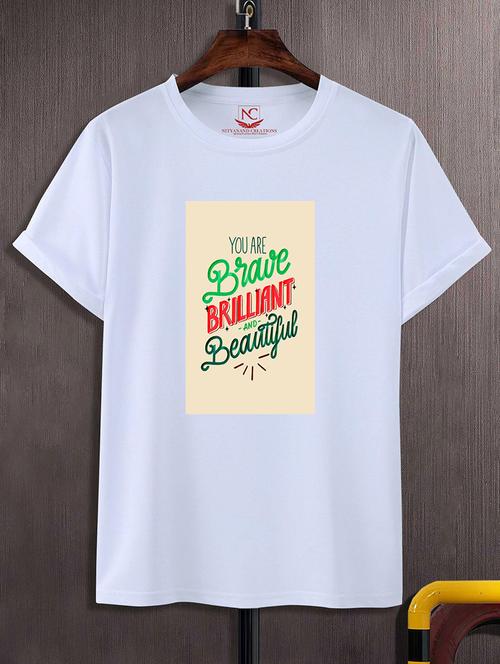 unisex typographic printed t-shirt - 20732867 - Standard Image - 0