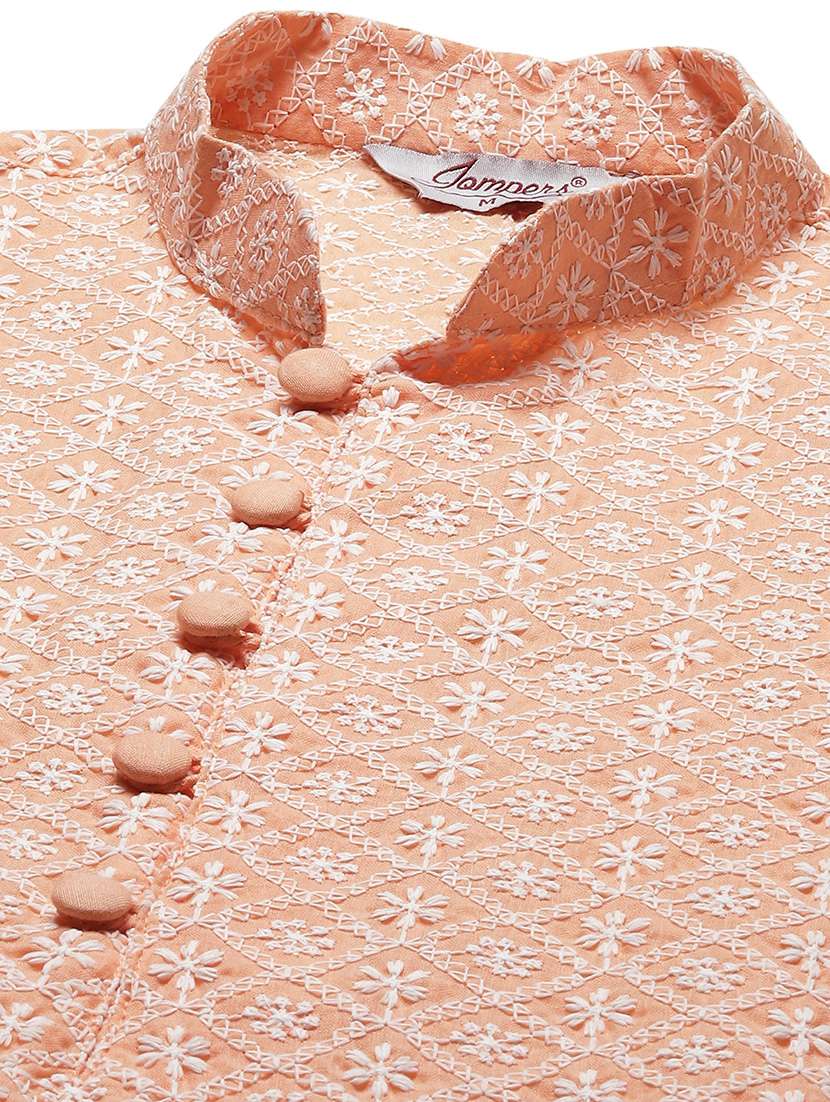 men mandarin neck kurta churidar ethnic wear set - 20733126 -  Standard Image - 5