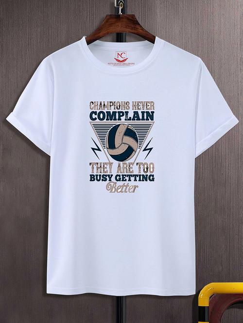 unisex typographic printed t-shirt - 20733286 - Standard Image - 0