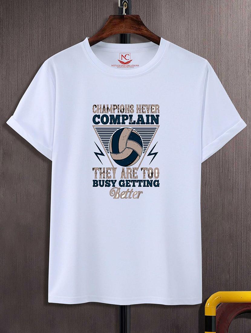 unisex typographic printed t-shirt - 20733286 - Zoom Image - 0