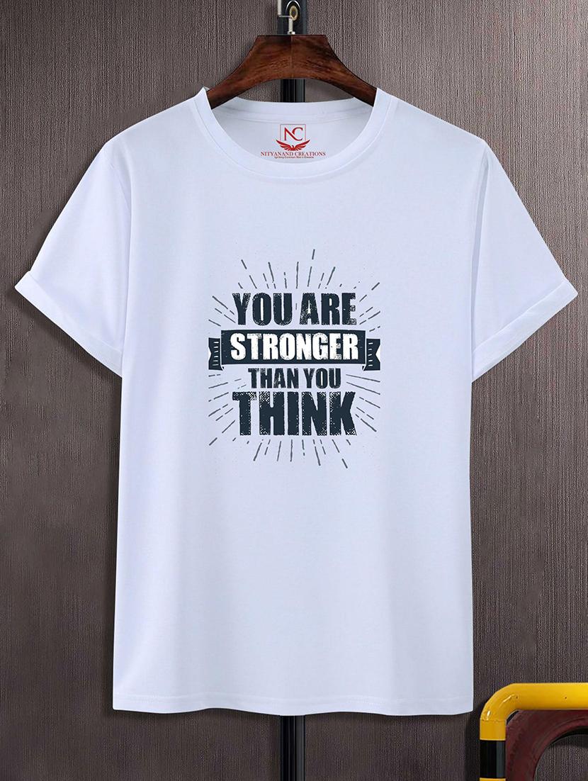 unisex typographic printed t-shirt - 20733298 -  Zoom Image - 0
