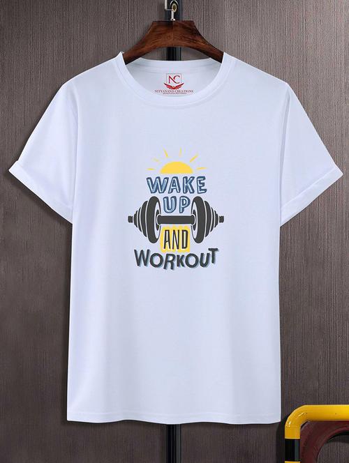 unisex typographic printed t-shirt - 20733299 -  Standard Image - 0