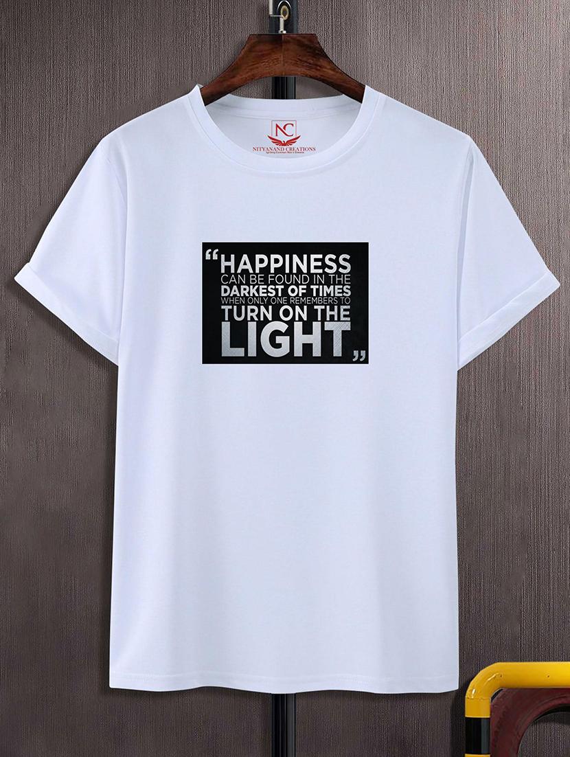 unisex typographic printed t-shirt - 20733304 -  Zoom Image - 0
