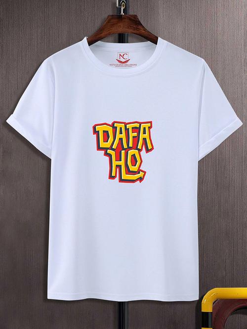 unisex typographic printed t-shirt - 20733417 -  Standard Image - 0