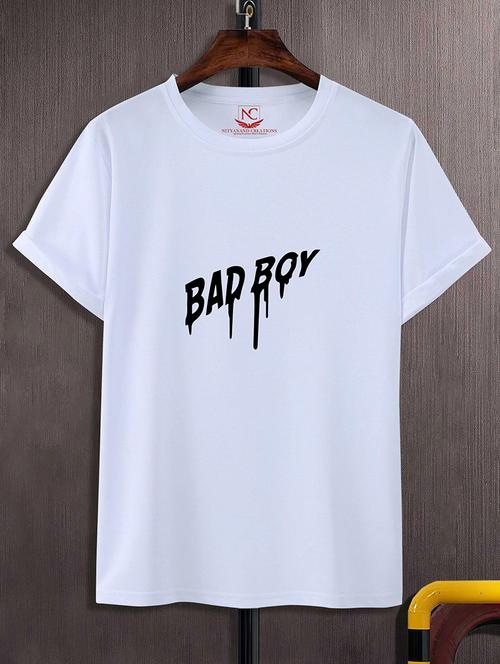 unisex typographic printed t-shirt - 20733433 -  Standard Image - 0