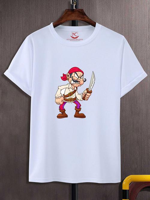 white polyester regular t-shirt - 20733474 -  Standard Image - 0