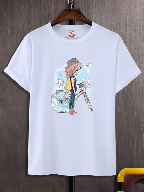 unisex graphic printed regular t-shirt - 20733520 -  Standard Image - 0