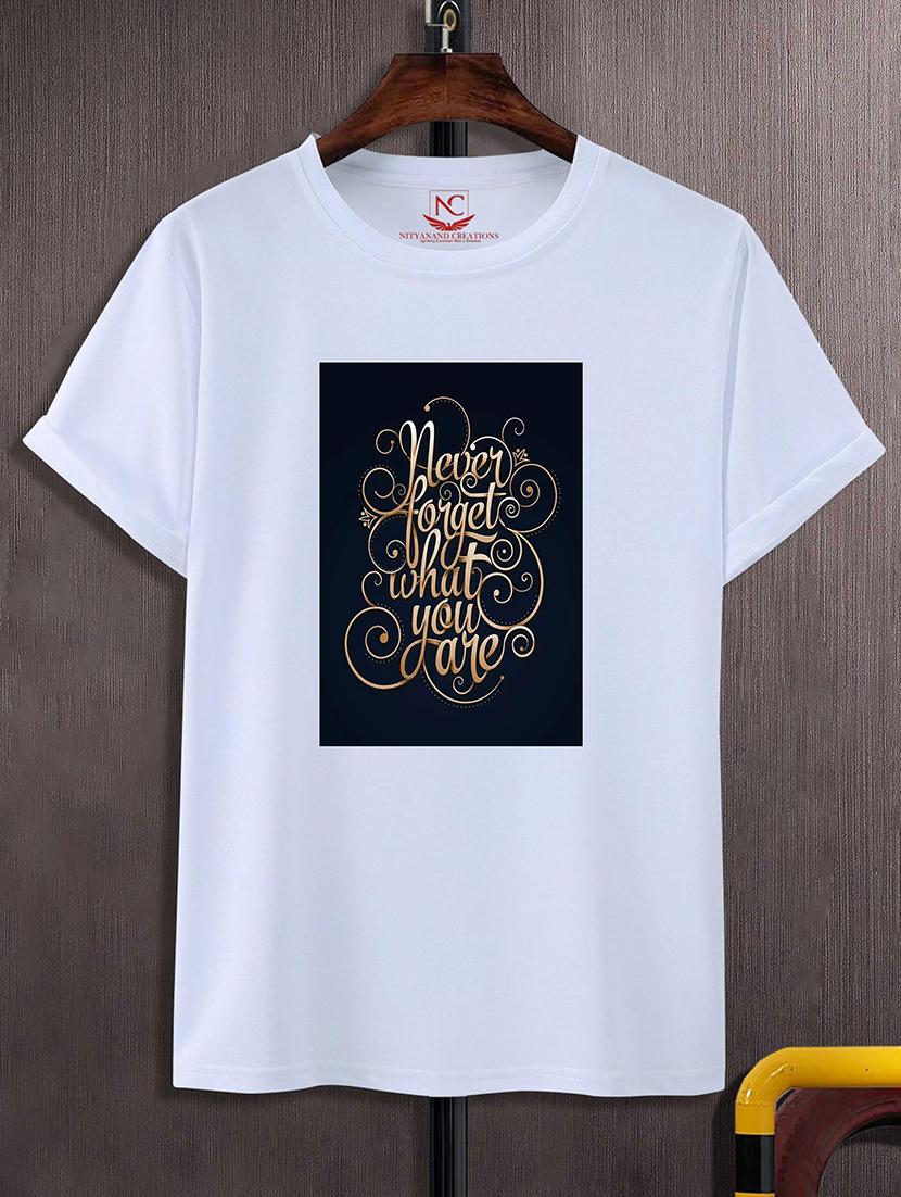 round neck chest printed t-shirt - 20733786 - Zoom Image - 0