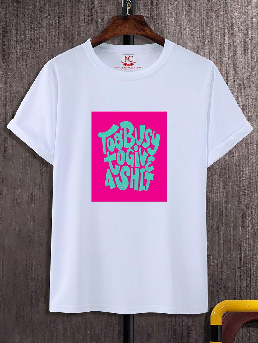 round neck chest printed t-shirt - 20733801 - Zoom Image - 0