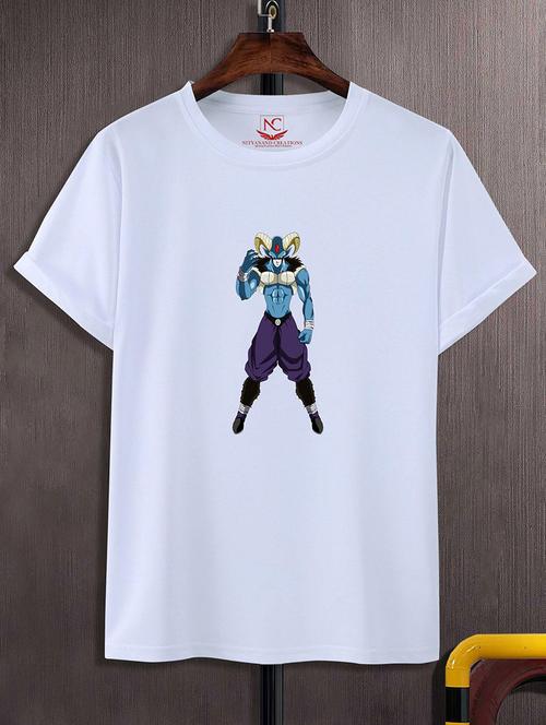 round neck chest printed t-shirt - 20733811 - Standard Image - 0