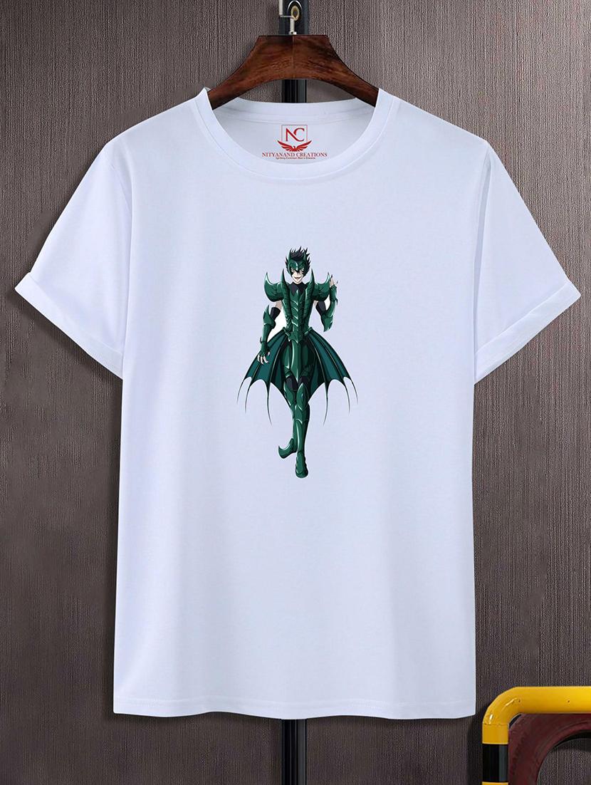 round neck chest printed t-shirt - 20733852 - Zoom Image - 0