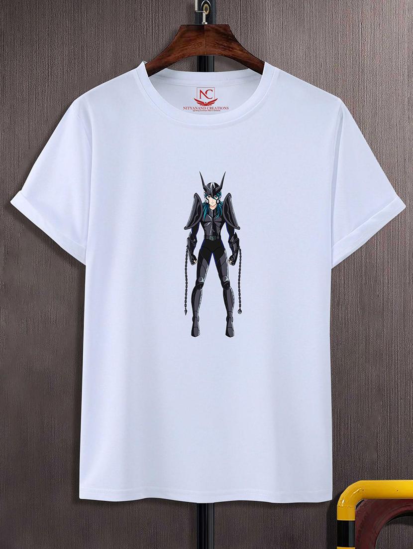 round neck chest printed t-shirt - 20733858 - Zoom Image - 0
