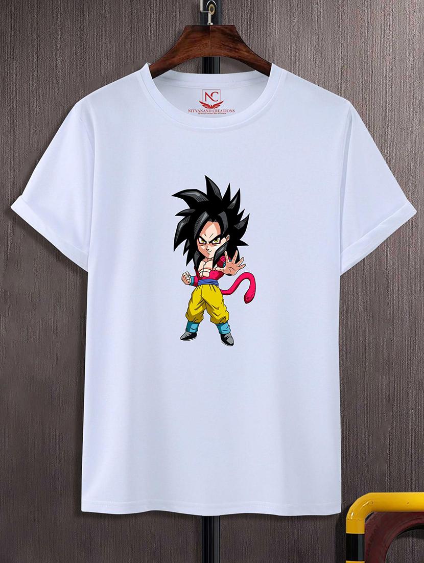 round neck chest printed t-shirt - 20733880 - Zoom Image - 0