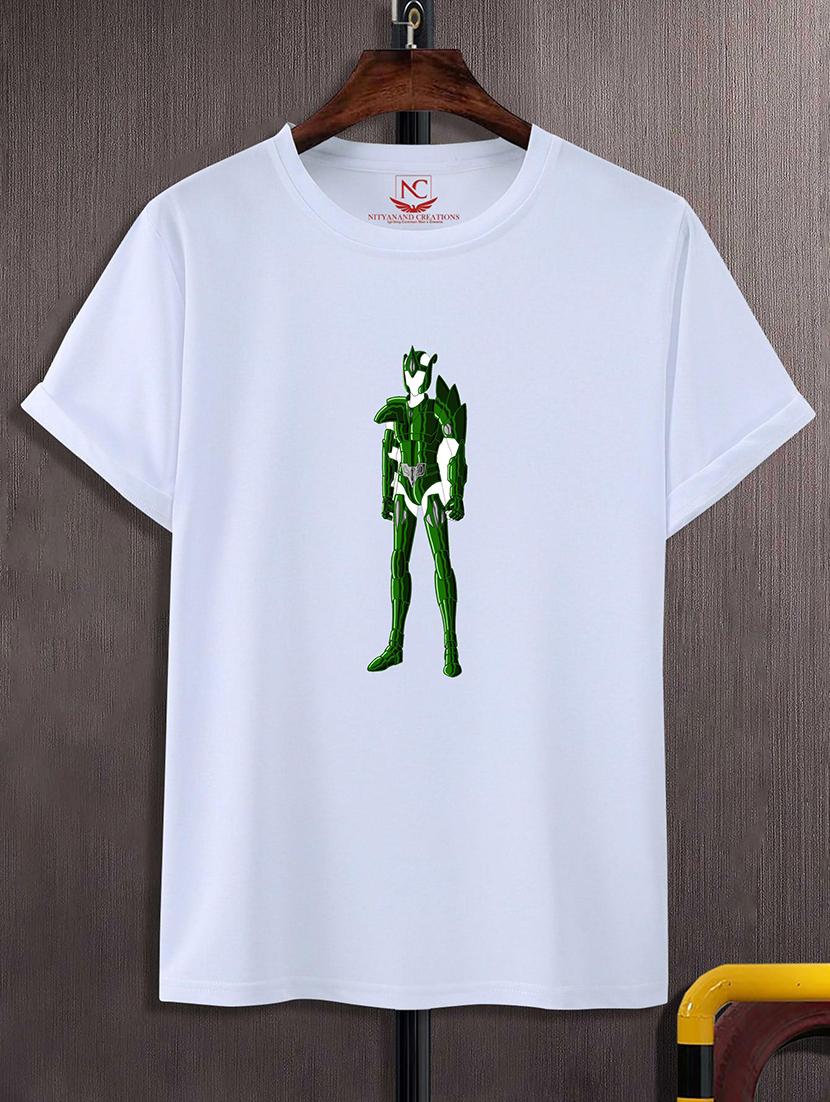 round neck chest printed t-shirt - 20733995 - Zoom Image - 0