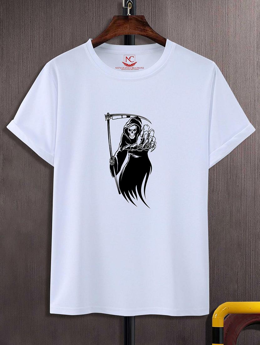 round neck chest printed t-shirt - 20734151 - Zoom Image - 0