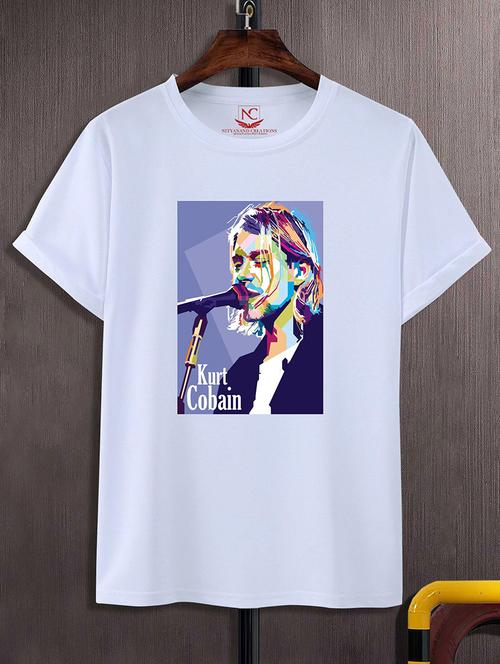 round neck chest printed t-shirt - 20734223 - Standard Image - 0