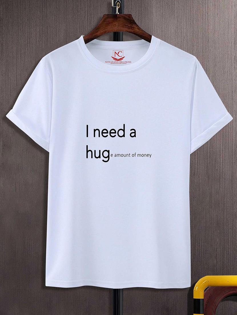 unisex typographic printed t-shirt - 20734356 - Zoom Image - 0