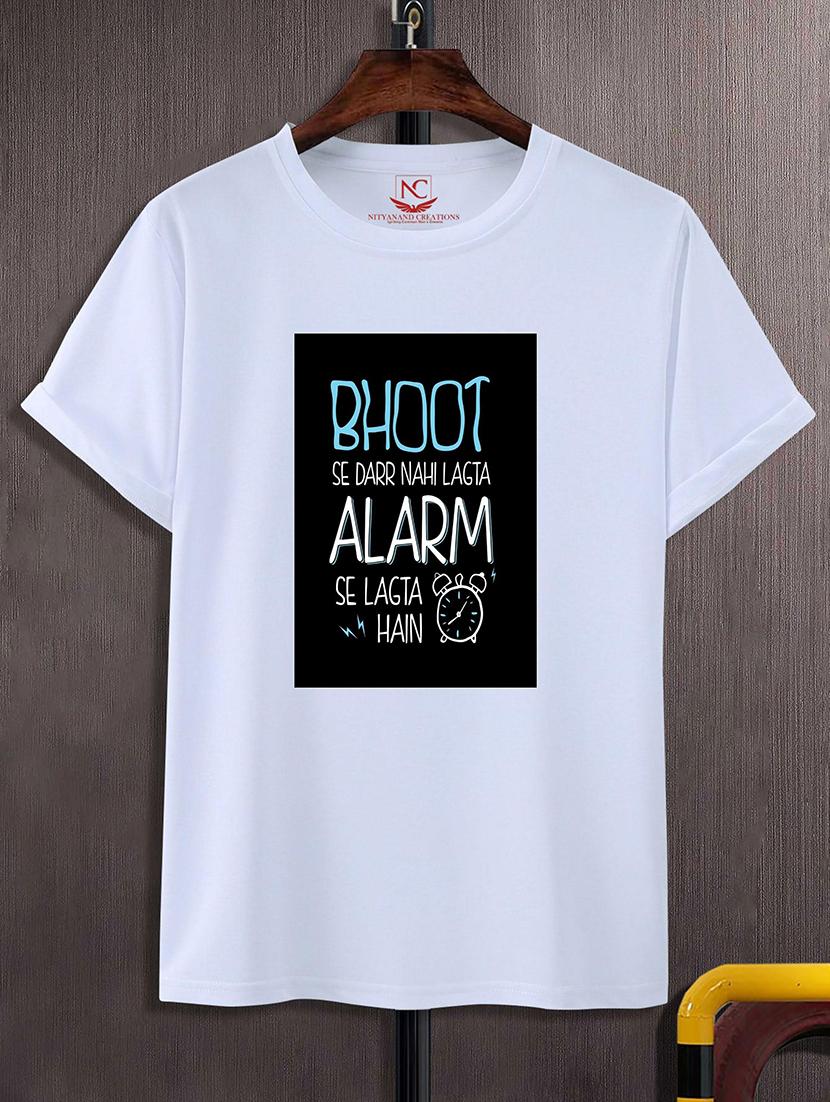 unisex typographic printed t-shirt - 20734384 -  Zoom Image - 0