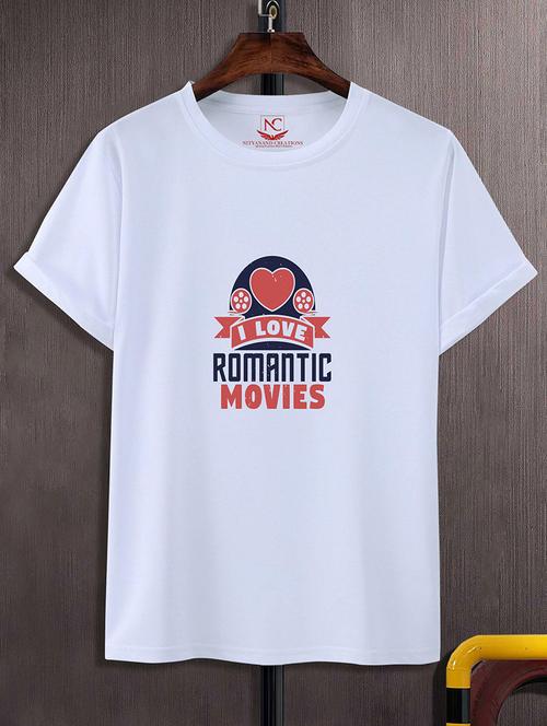 round neck chest printed t-shirt - 20734709 - Standard Image - 0