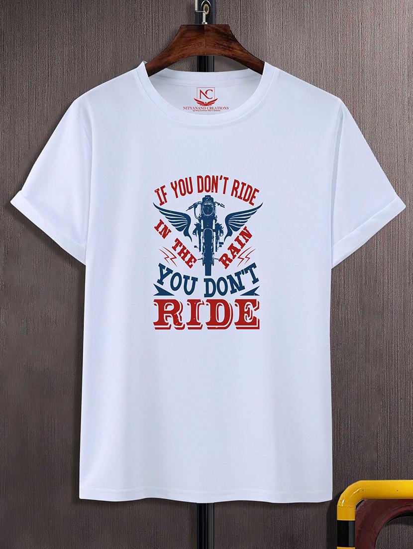 round neck chest printed t-shirt - 20734743 - Zoom Image - 0