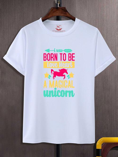 round neck chest printed t-shirt - 20734751 - Standard Image - 0