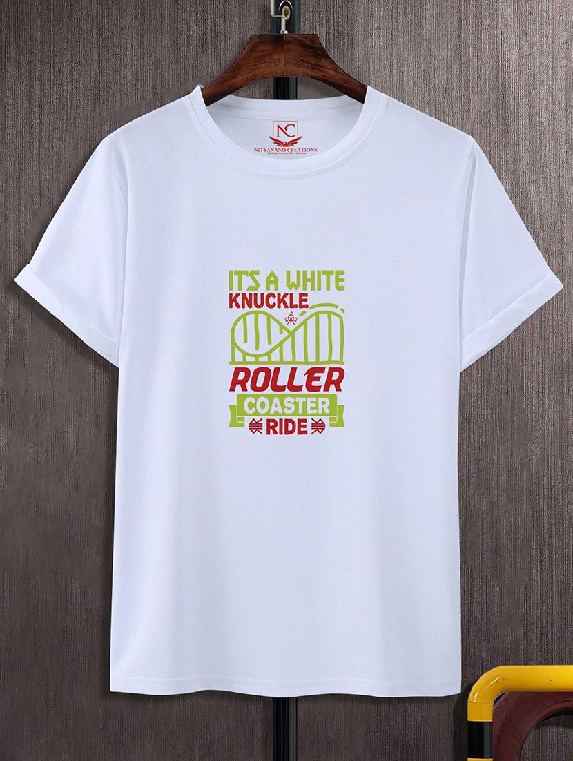 round neck chest printed t-shirt - 20734756 - Zoom Image - 0