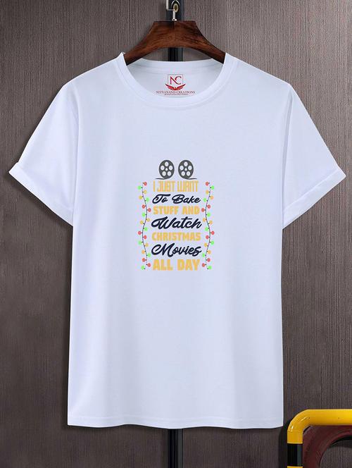 round neck chest printed t-shirt - 20734768 -  Standard Image - 0