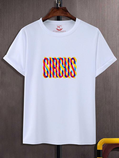 unisex typographic printed regular t-shirt - 20742140 -  Standard Image - 0
