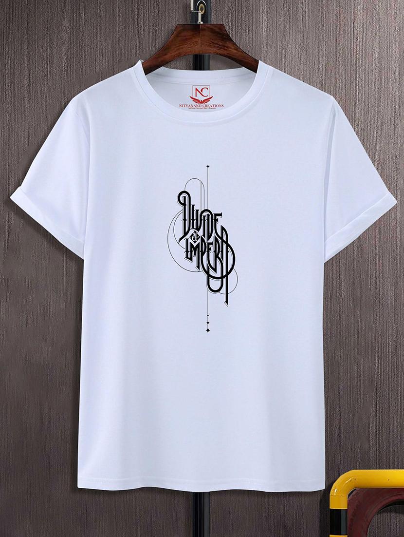 unisex typographic printed t-shirt - 20742341 -  Zoom Image - 0