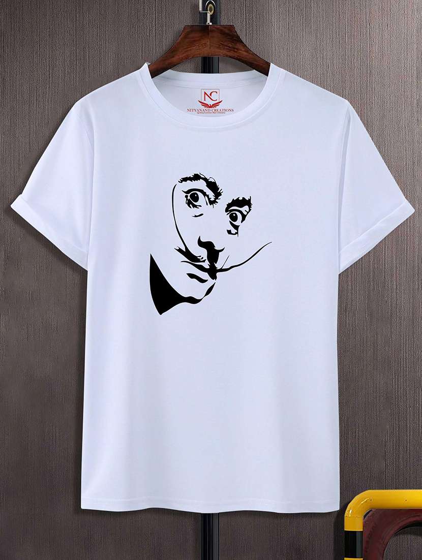 white polyester regular t-shirtirt